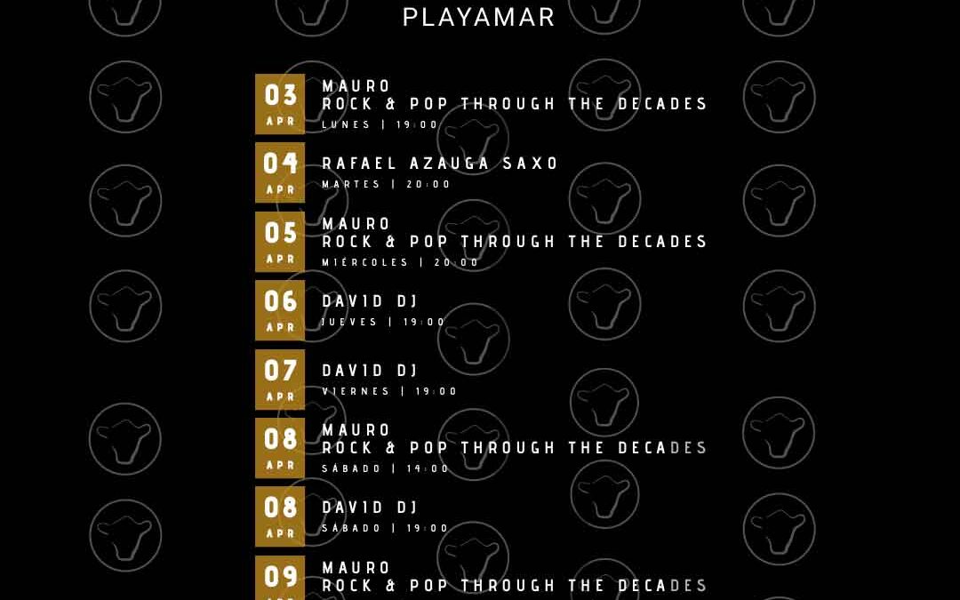 LIVE MUSIC-3rd of April