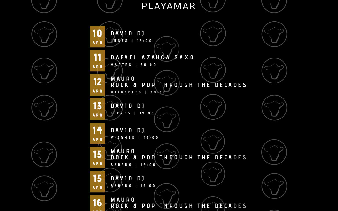 LIVE MUSIC-10th of April