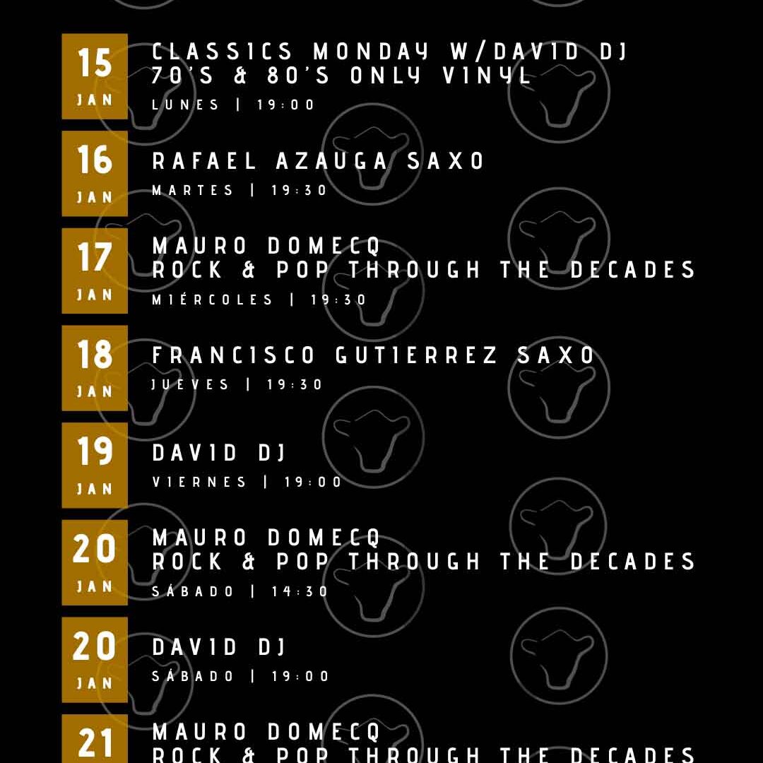 Music for January 15th